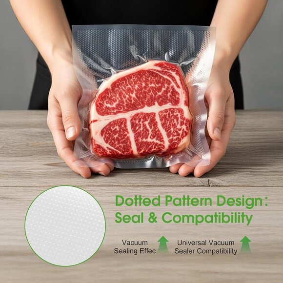 3Pack 11" x 10' Vacuum Sealer Bags Rolls,BPA Free,Heavy Duty,Leak-proof, Punc... - Picture 6 of 8